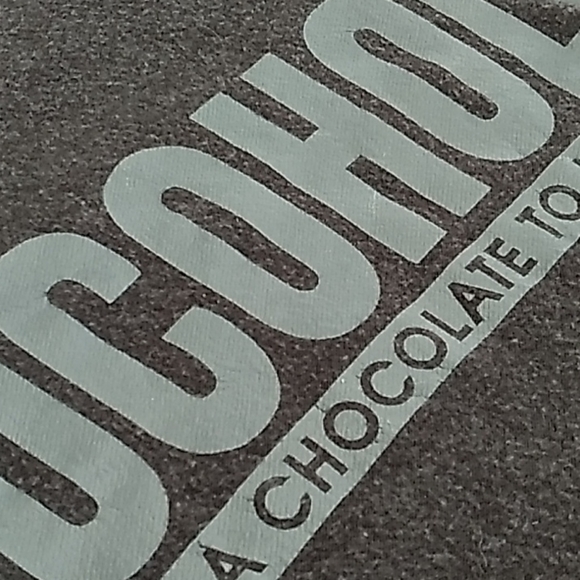 WILDFOX chocoholic fleece sweatshirt S chocolate brown pullover lounge top - Picture 5 of 7